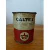 Vintage Caltex 1lb tin of Water Pump Grease