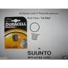 Duracell Battery &amp; O Ring Kit Suunto Cobra Vytec Vyper Gekko with FREE GREASE