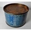 1950&#039;s GE GENERAL ELECTRIC BALL &amp; ROLLER BEARING MOTORS GREASE TIN CAN 16oz #4 small image