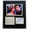 Olivia Newton-John &amp; John Travolta Signed Grease Photo Mount AFTAL Autograph + #1 small image