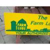 HUGE FARM LUBE / GREASE DEALER OIL SIGN - LUBRICATION FOR ALL FARM EQUIPMENT #3 small image