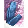 Ladies electric blue shiny Grease trousers, size 10, Love Label