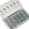 110pc SAE Hydraulic Grease Zerk Zirk Fitting Assortment Straigt 90 120 Degree #1 small image