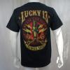 Authentic LUCKY 13 Amped Grease Gas Glory Blood Guts T-Shirt M L XL XXL 3XL