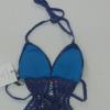 Lisa Maree Women&#039;s The Grease Monkey Crocheted Swimsuit Blue HM7 Size XS NWT #4 small image