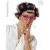 Ladies Black Curly Wig With Curlers 1940&#039;S Ww1 Grease Frenchy Fancy Dress #1 small image
