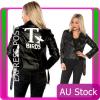 T Birds Black Womens Jacket Lady Grease Sandy 50s 1950s Costume Frenchie Rizzo