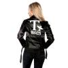 T Birds Black Womens Jacket Lady Grease Sandy 50s 1950s Costume Frenchie Rizzo