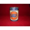 1945 GULF HIGH PRESSURE GREASE METAL CAN IN NICE CONDITION EMPTY #1 small image