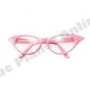 1950S 50S PINK LADY ROCK N ROLL SUNGLASSES GLASSES GREASE FANCY DRESS COSTUME #2 small image