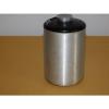 VINTAGE KITCHEN COUNTER 6 1/4&#034; HIGH BLACK &amp; SILVER GREASE CANISTER