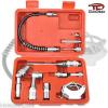 TOOLUXE LUBRICATION AID KIT GREASE GUN HOSE FITTINGS ZERK INJECTOR NEEDLE 61077L