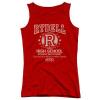 Grease Rydell High Juniors Tank Top Shirt RED