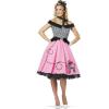 Womens 50&#039;s Style Cute Poodle Skirt Grease Halloween Outfit Dance Dress Costume