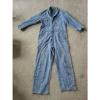 Dickies Sanforized Coveralls VINTAGE Antique Grease spots &amp; patches Herringbone #1 small image