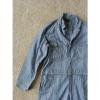 Dickies Sanforized Coveralls VINTAGE Antique Grease spots &amp; patches Herringbone #2 small image
