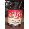 Illinois Farm Supply - Blue Seal Grease - 10 pound can - oil gas sign globe FS
