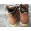 GREASE MONKEY MENS ANKLE BOOTS SUEDE LEATHER Nubuck, 6.5&#034; TALL FREE SHIP VGC