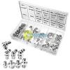 Brand New 110Pc Grease Nipples Fittings M6 M8 M10 45° 90° Assorted Nipple Set