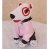TARGET Bullseye Plush Grease Pink Puppies Dog 7&#034; ~ Rare