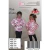 LUXURY PINK LADIES GREASE STYLE JACKET CHILD SIZE AGE 9-10 YEARS