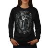 Skeleton Style Grease Horror Women Sweatshirt S-2XL  | Wellcoda #1 small image