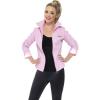 Deluxe Pink Lady Ladies Jacket Grease Frenchy Rizzo Fancy Dress Costume 25875