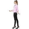 Deluxe Pink Lady Ladies Jacket Grease Frenchy Rizzo Fancy Dress Costume 25875 #3 small image