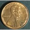 199? P Lincoln Cent Penny Grease Filled Dye Error Free Shipping #1 small image