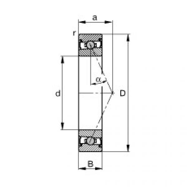 FAG Spindle bearings - HCS7003-E-T-P4S #1 image