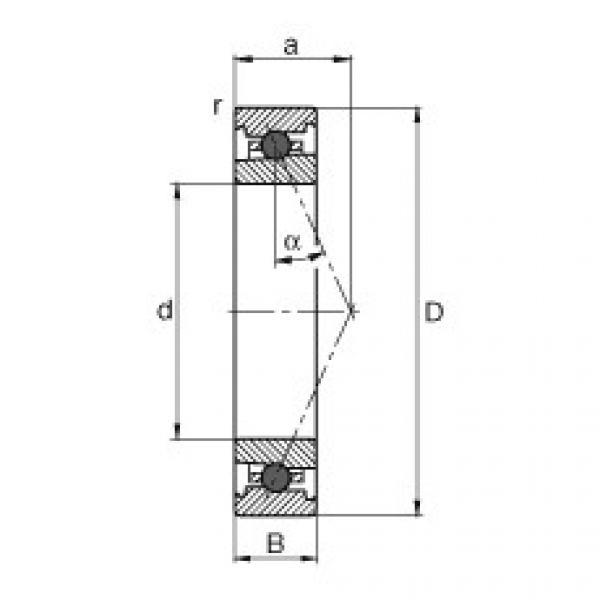 FAG Spindle bearings - HC7001-E-T-P4S #1 image
