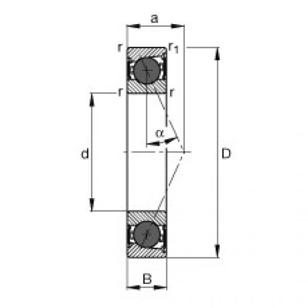 FAG Spindle bearings - HCB7000-E-2RSD-T-P4S #1 image