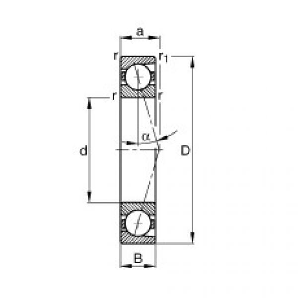 FAG Spindle bearings - B7006-C-T-P4S #1 image