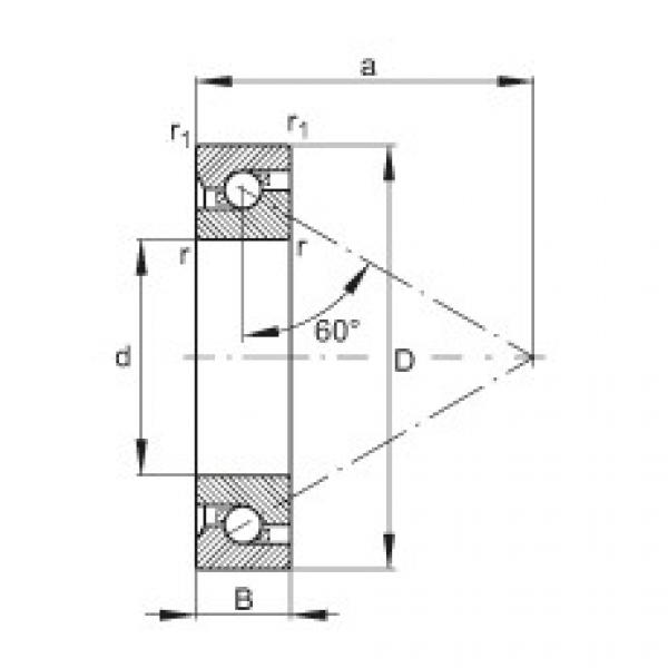 FAG Axial angular contact ball bearings - 7602012-TVP #1 image