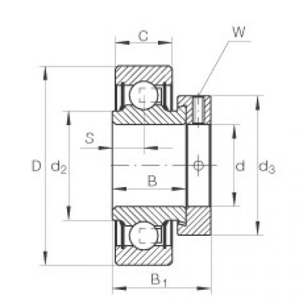 FAG Radial insert ball bearings - RAE30-XL-NPP-FA106 #1 image