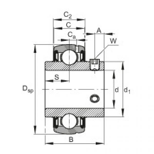 FAG Radial insert ball bearings - SUC201 #1 image