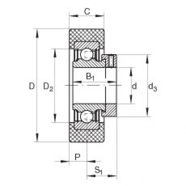 FAG Radial insert ball bearings - RCSMB20/65-XL-FA106 #1 image