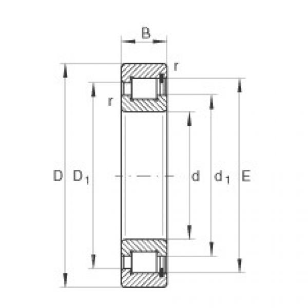 FAG Cylindrical roller bearings - SL1818/530-E-TB #1 image