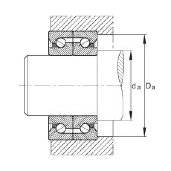 FAG Axial angular contact ball bearings - BSB4072-SU-L055 #3 image