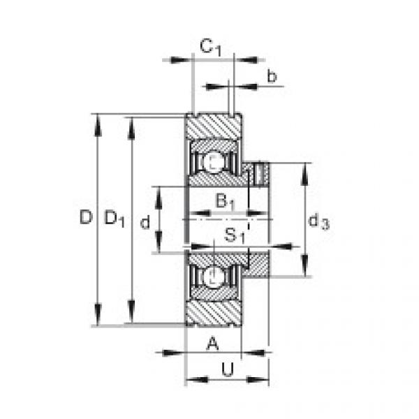FAG Radial insert ball bearings - PE20-XL #1 image