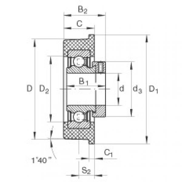 FAG Radial insert ball bearings - CRB25/70-XL #1 image