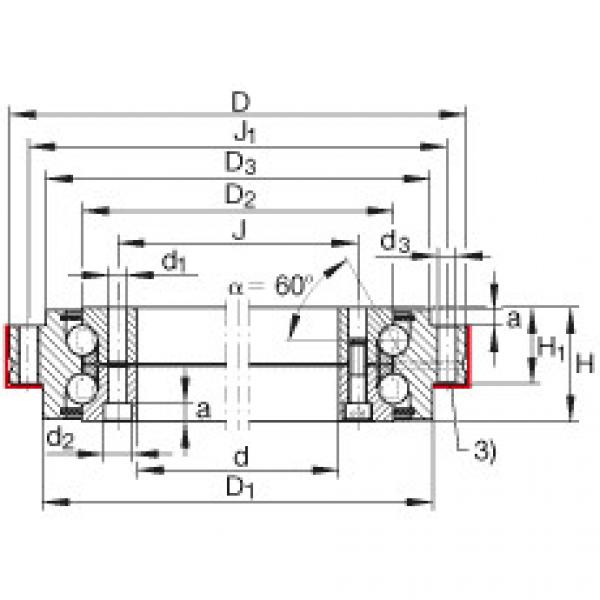 FAG Axial angular contact ball bearings - ZKLDF100 #1 image