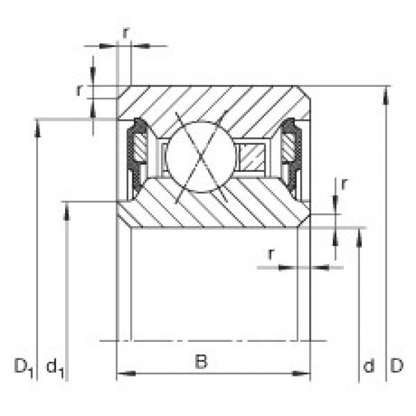 FAG Thin section bearings - CSXU110-2RS #1 image