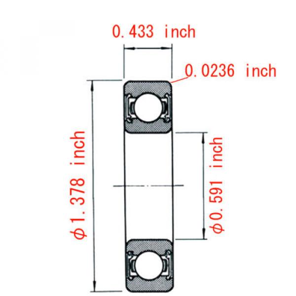 Single-row deep groove ball bearings 6202 DDU (Made in Japan ,NSK, high quality) #4 image