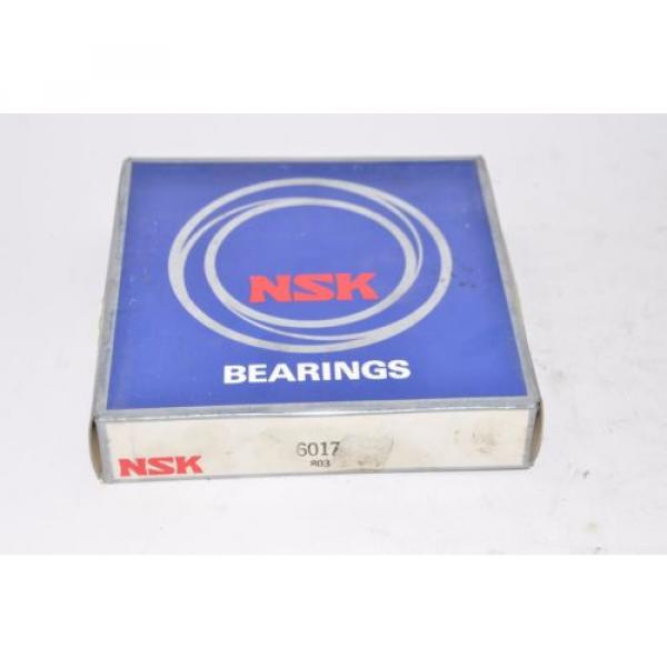 NSK 6017 Deep Groove Ball Bearing, Single Row, Open 85mm Bore, 130mm OD, 22mm #3 image