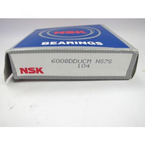 New NSK Single Row Bearing 6008DDUCM NS7S 104  #3 image