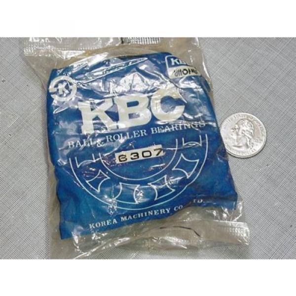 KBC Ball &amp; Roller Bearing 6307 Single Row Ball Bearing NEW IN PACKAGE! #1 image