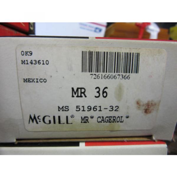 McGill MR36 Cagerol Bearing 2-1/4&#034; ID X 3&#034; OD X 1-3/4&#034; Width   Free Shipping #1 image