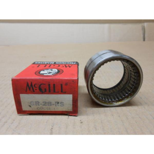 1  MCGILL GR-28-RS GR28RS NEEDLE ROLLER BEARING SINGLE SEAL 1-3/8&#034; BORE #1 image
