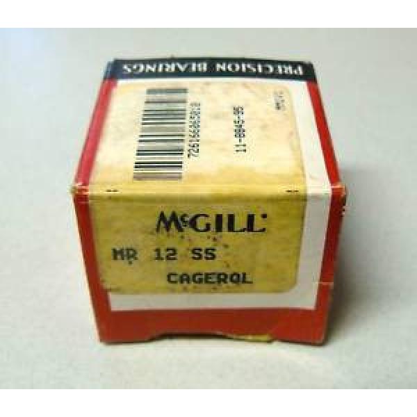 MCGILL MR-12-SS CAGED NEEDLE ROLLER BEARING #1 image